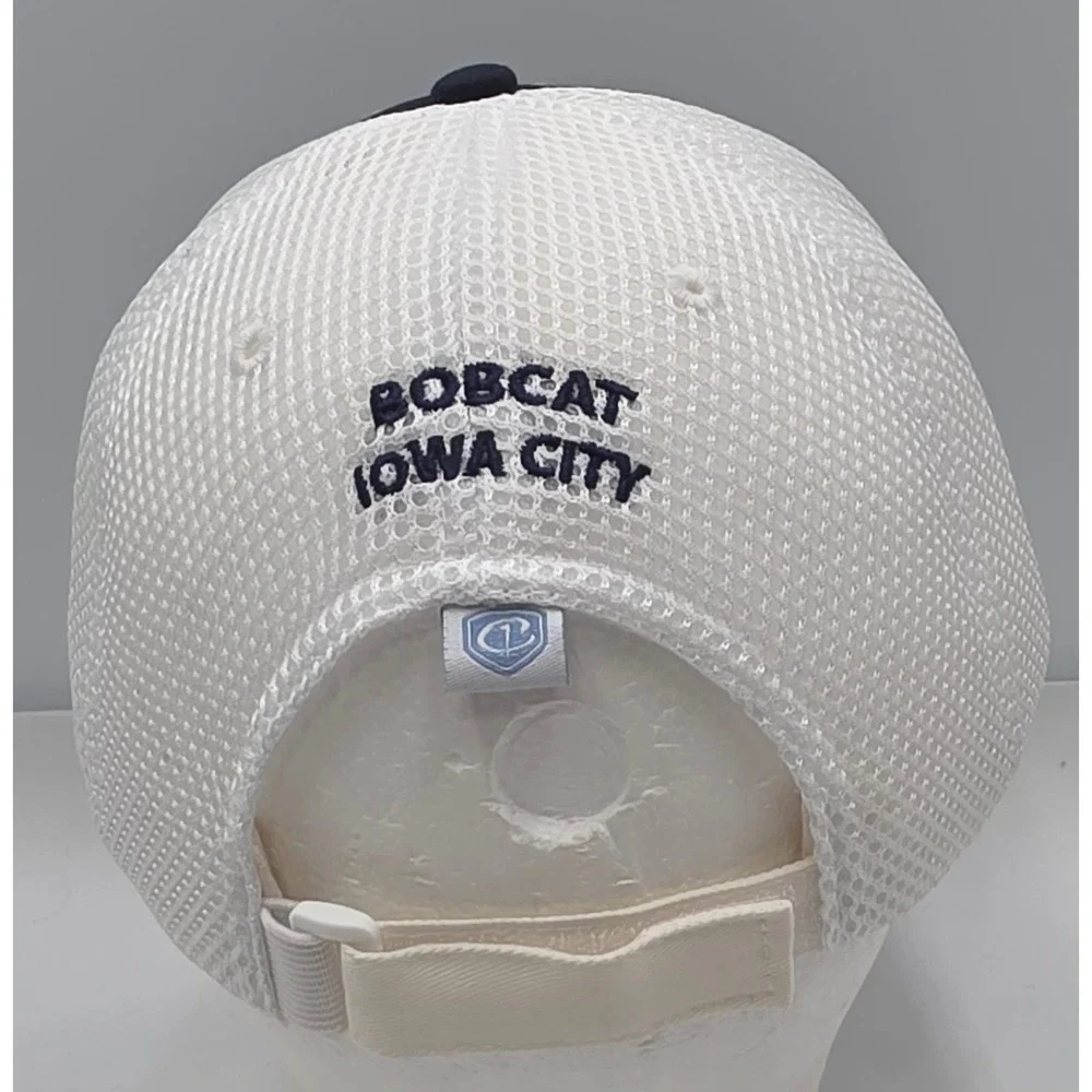 Cap America Golf Trucker Hat Navy Blue Bobcat Iowa City Cap